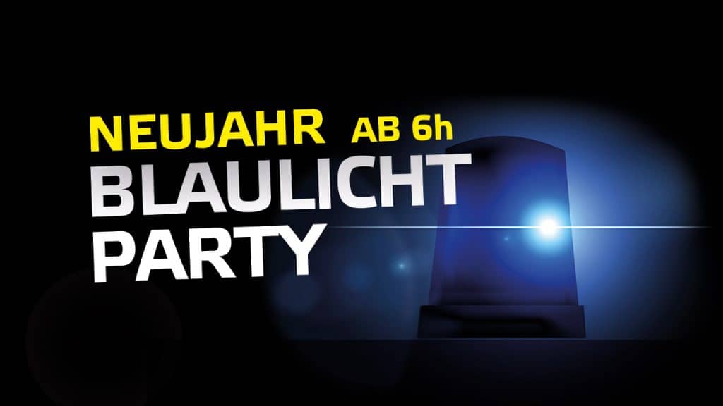 Blaulicht Party Neujahr Hannover
